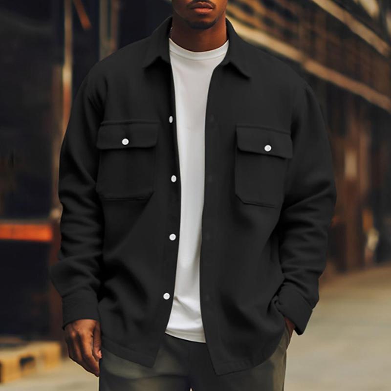 Heren Overhemdjas Oversized Casual Losse Fit - StudioMarella