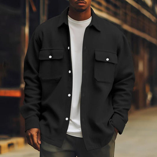 Heren Overhemdjas Oversized Casual Losse Fit - StudioMarella
