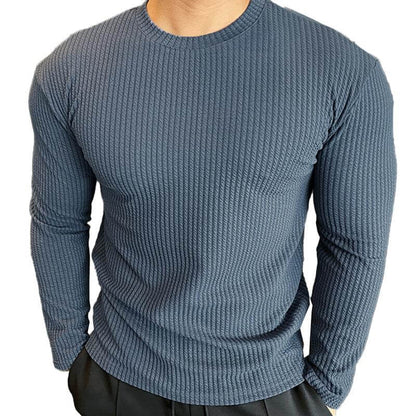 Heren Trui Gebreid Ronde Hals Casual Stijl