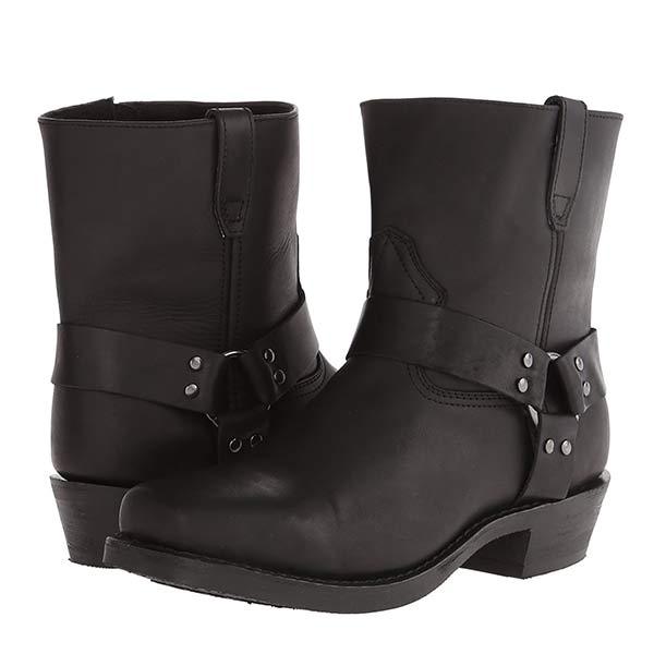 Heren Cowboylaarzen Western Stijl Vierkante Neus met Rits