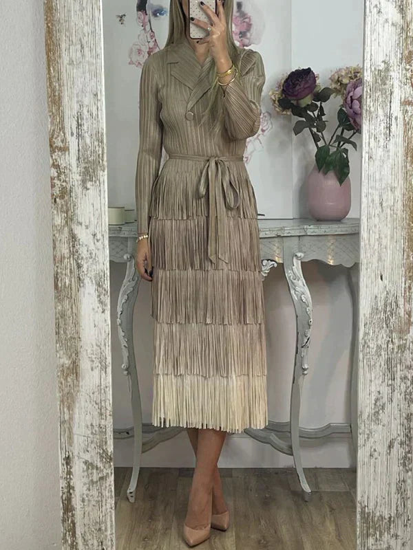 Zomerjurk Vrouw Kanten Jurk met Pastelkleuren