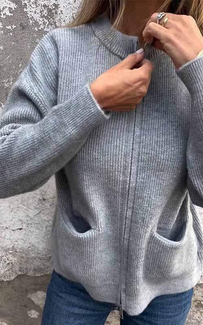 Amelita Cardigan van Katoen met Rits - StudioMarella