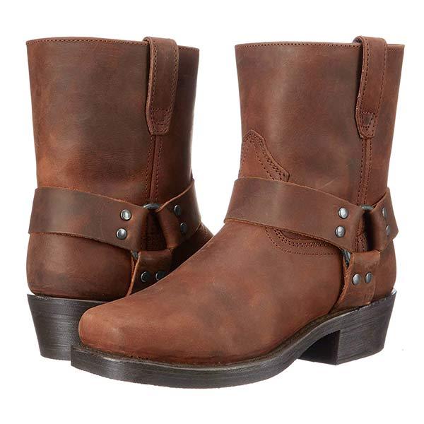 Mannen Laarzen Western Stijl Cowboylaarzen Bruin