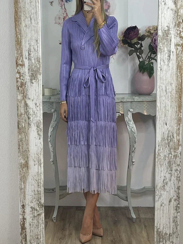 Zomerjurk Vrouw Kanten Jurk met Pastelkleuren