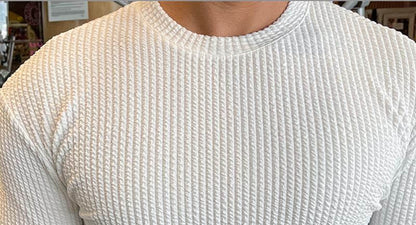 Heren Trui Gebreid Ronde Hals Casual Stijl