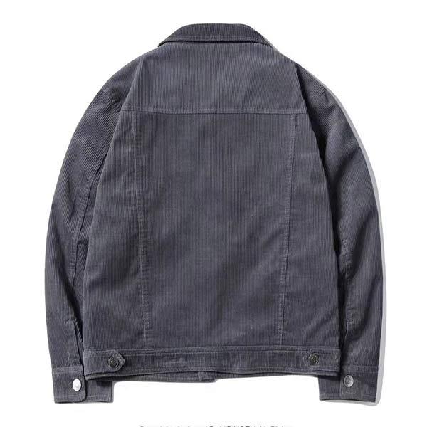 Heren Jas Gevoerd Sherpa Denim Look Vintage Stijl