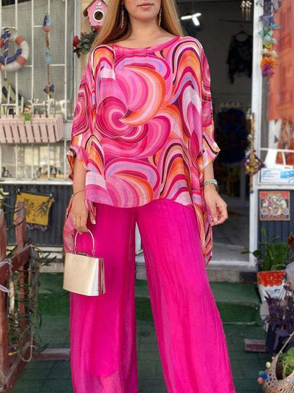Dames T-shirt Lente Zomer Licht Chiffon