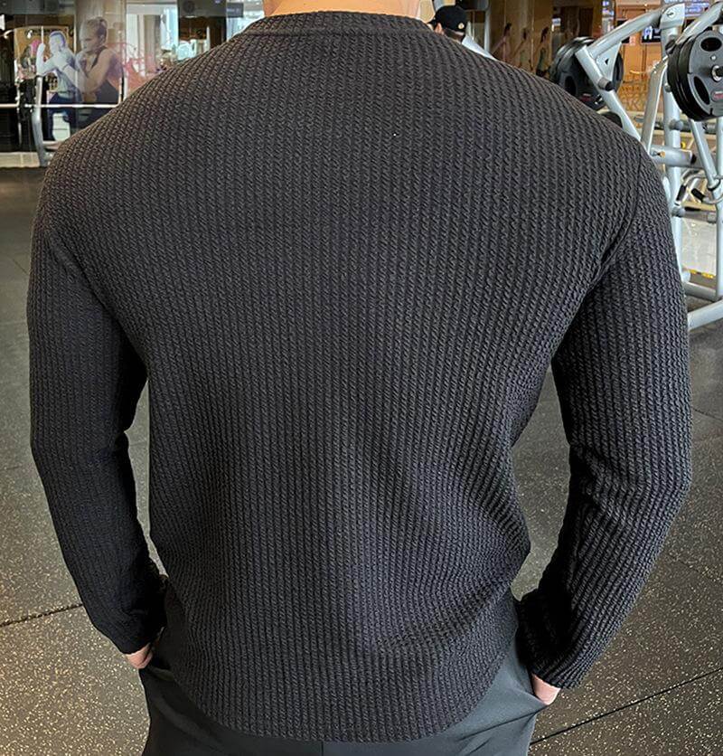 Heren Trui Gebreid Ronde Hals Casual Stijl