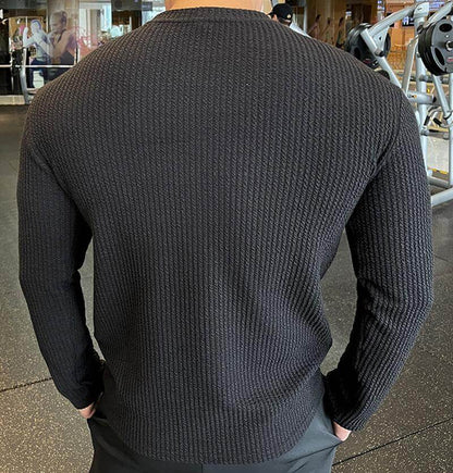 Heren Trui Gebreid Ronde Hals Casual Stijl