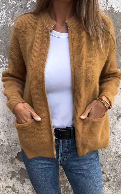 Amelita Cardigan van Katoen met Rits