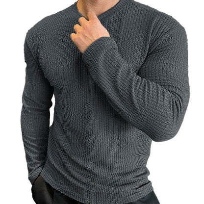 Heren Trui Gebreid Ronde Hals Casual Stijl