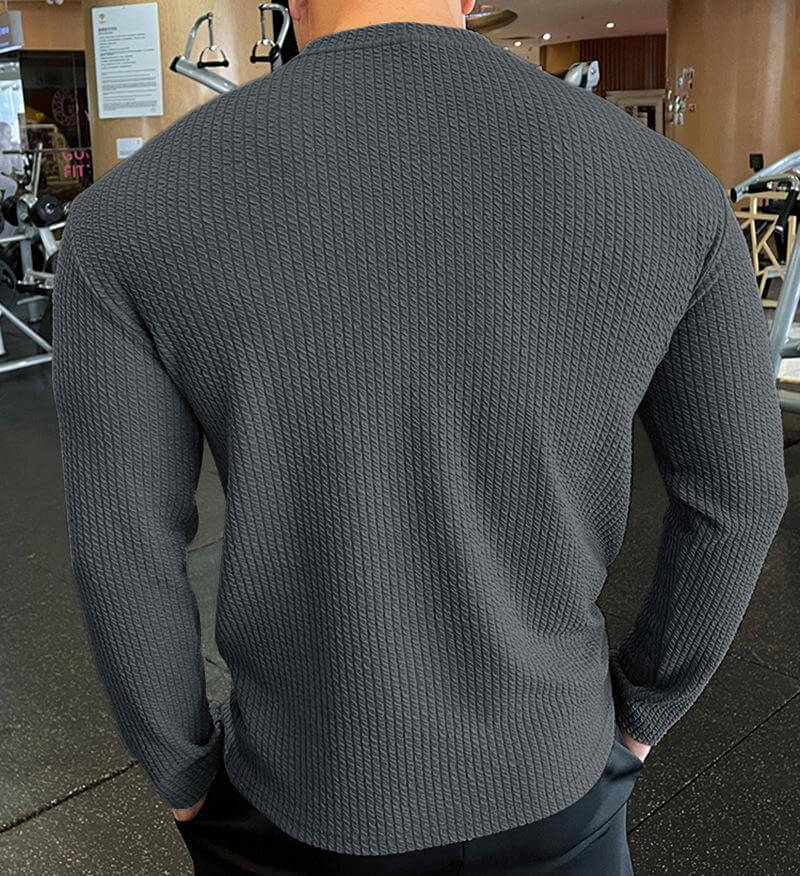Heren Trui Gebreid Ronde Hals Casual Stijl