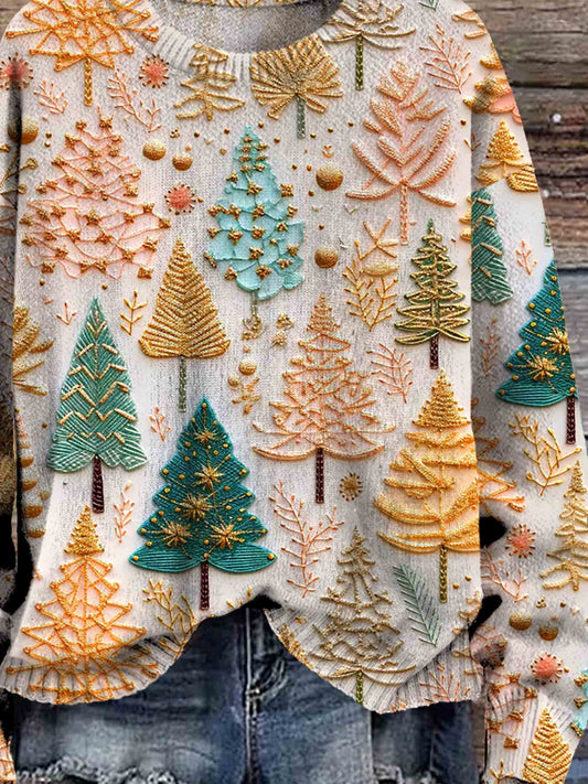 Kersttrui voor Vrouw met Feestelijke Motieven - StudioMarella