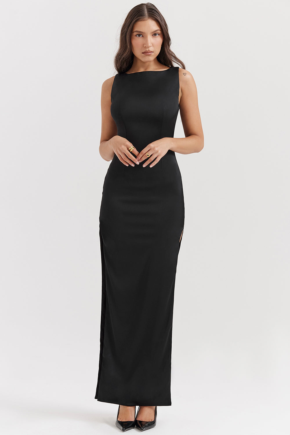 Lange Maxi Jurk Zomerjurk met Lange Mouw