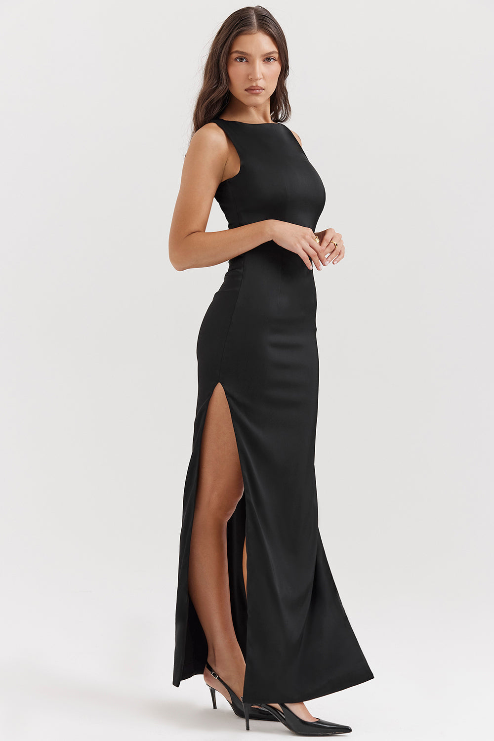 Lange Maxi Jurk Zomerjurk met Lange Mouw