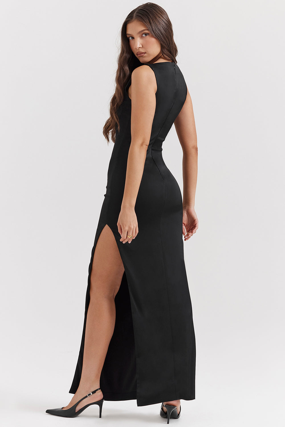 Lange Maxi Jurk Zomerjurk met Lange Mouw