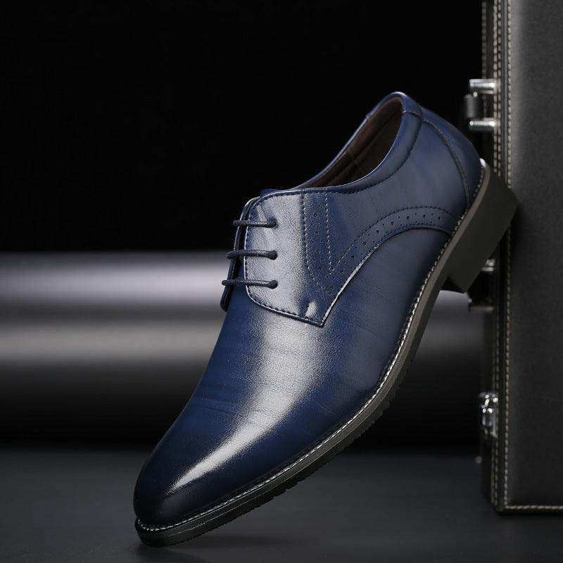 Leren Heren Schoenen Derby Stijl Comfortabel