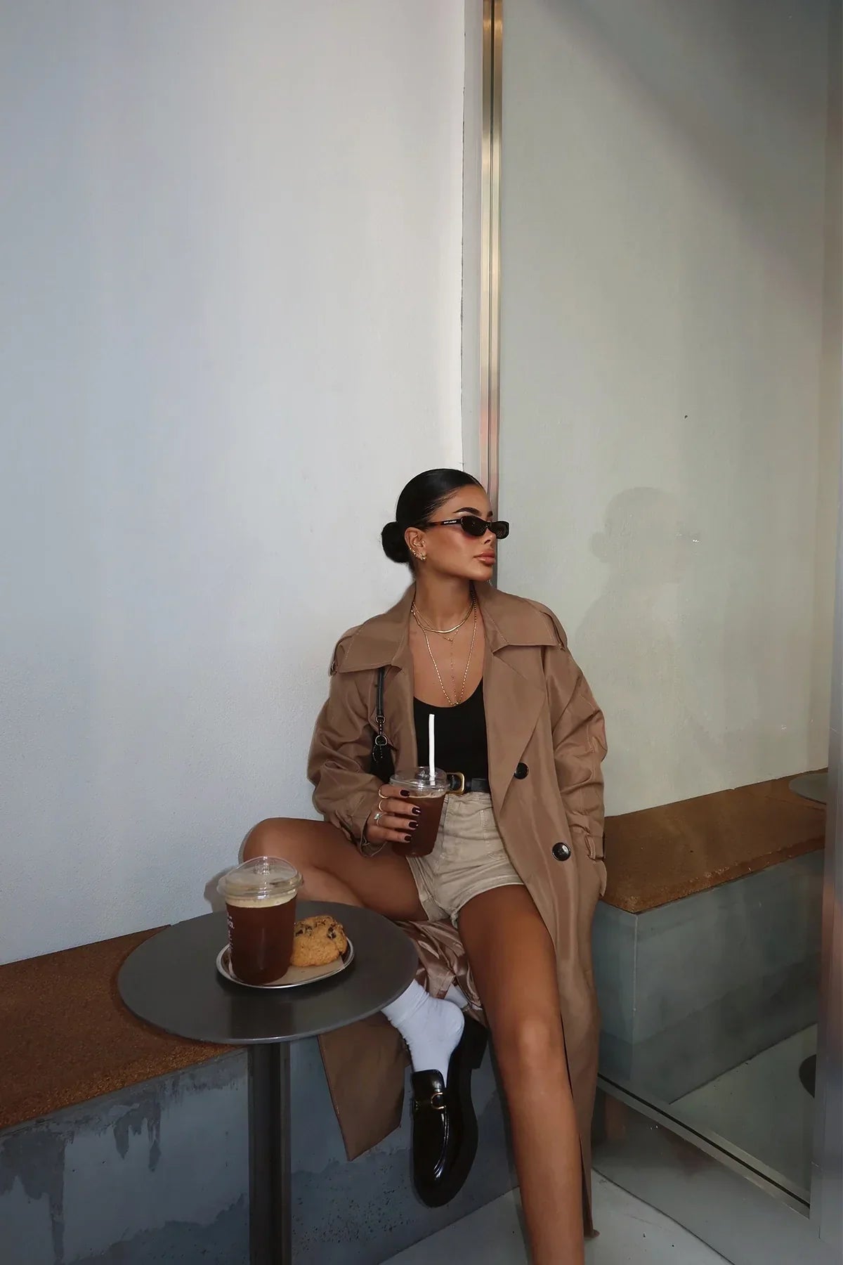 Dames Trenchcoat Warm en Stijlvol Klassiek Modisch