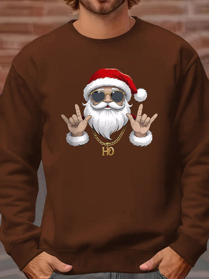 Kerstman Sweatshirt Lange Mouwen voor Mannen