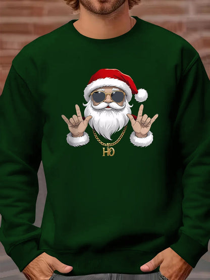 Kerstman Sweatshirt Lange Mouwen voor Mannen