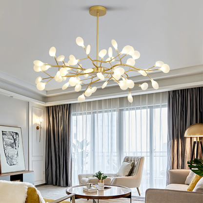 Firefly LED Kroonluchter G4 LED 3000K Zwart/Wit Eettafel Verlichting Modern Design Plafondlamp Grote Ruimte