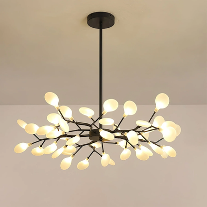 Firefly LED Kroonluchter G4 LED 3000K Zwart/Wit Eettafel Verlichting Modern Design Plafondlamp Grote Ruimte