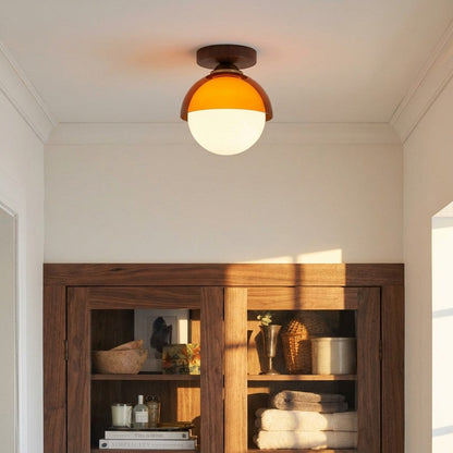 Vintage Plafondlamp met Zonsondergangstinten voor Gang en Entree – Moderne Sfeerverlichting