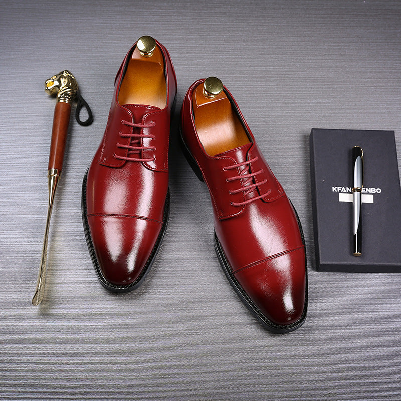 Heren Leren Oxfords Schoenen Klassieke Stijl