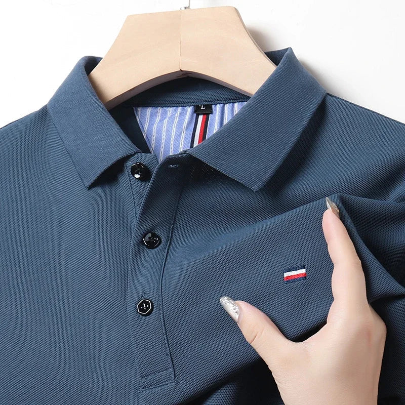Heren Poloshirt Klassiek van Koos Comfortabel Katoen