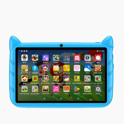 Kindertablet 7 Inch Android 13 Quad-Core WiFi 4GB RAM 64GB Opslag Uitbreidbaar Educatieve Apps Dual Camera Kids Tablet