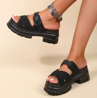 Orthopedische Sandalen voor Vrouwen met Keilhak