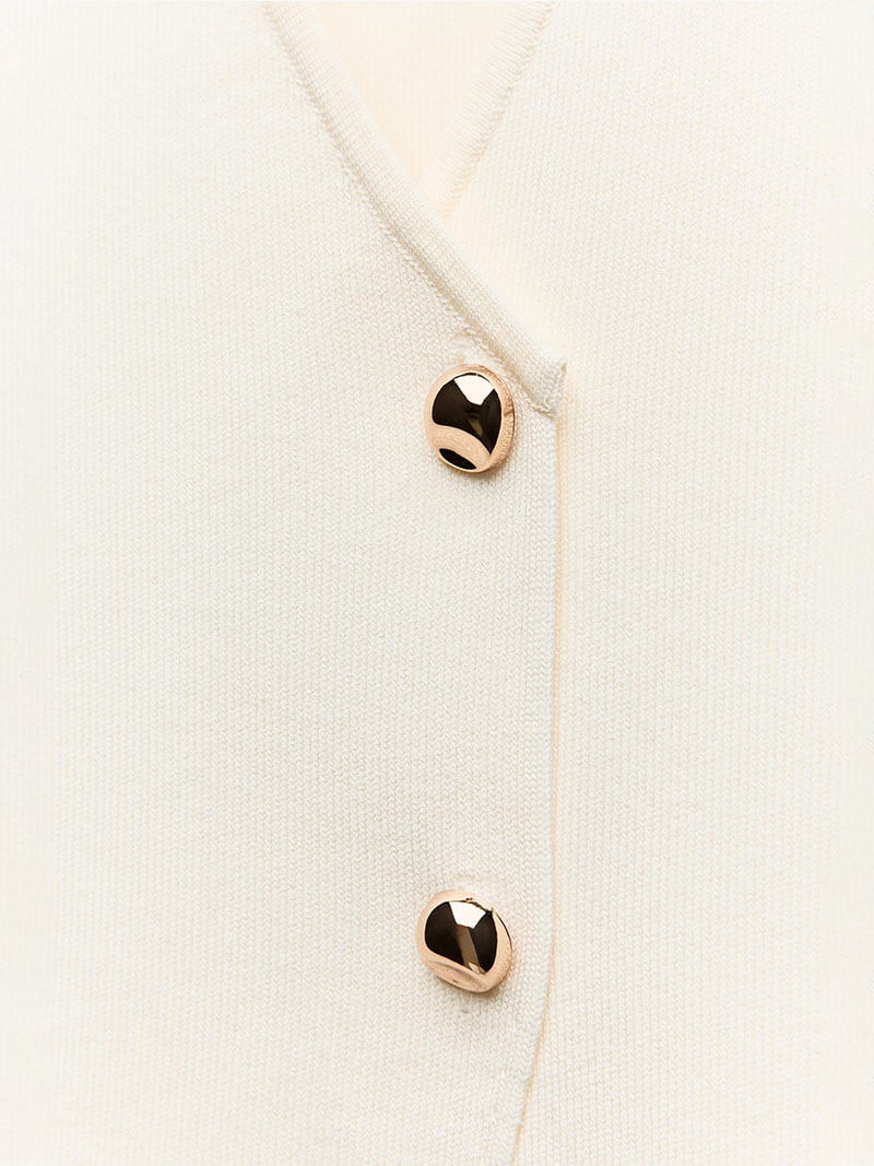 Mouwloze Gilet Top voor Dames - Elegant en Minimalistisch