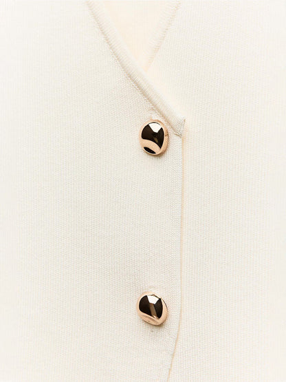 Mouwloze Gilet Top voor Dames - Elegant en Minimalistisch