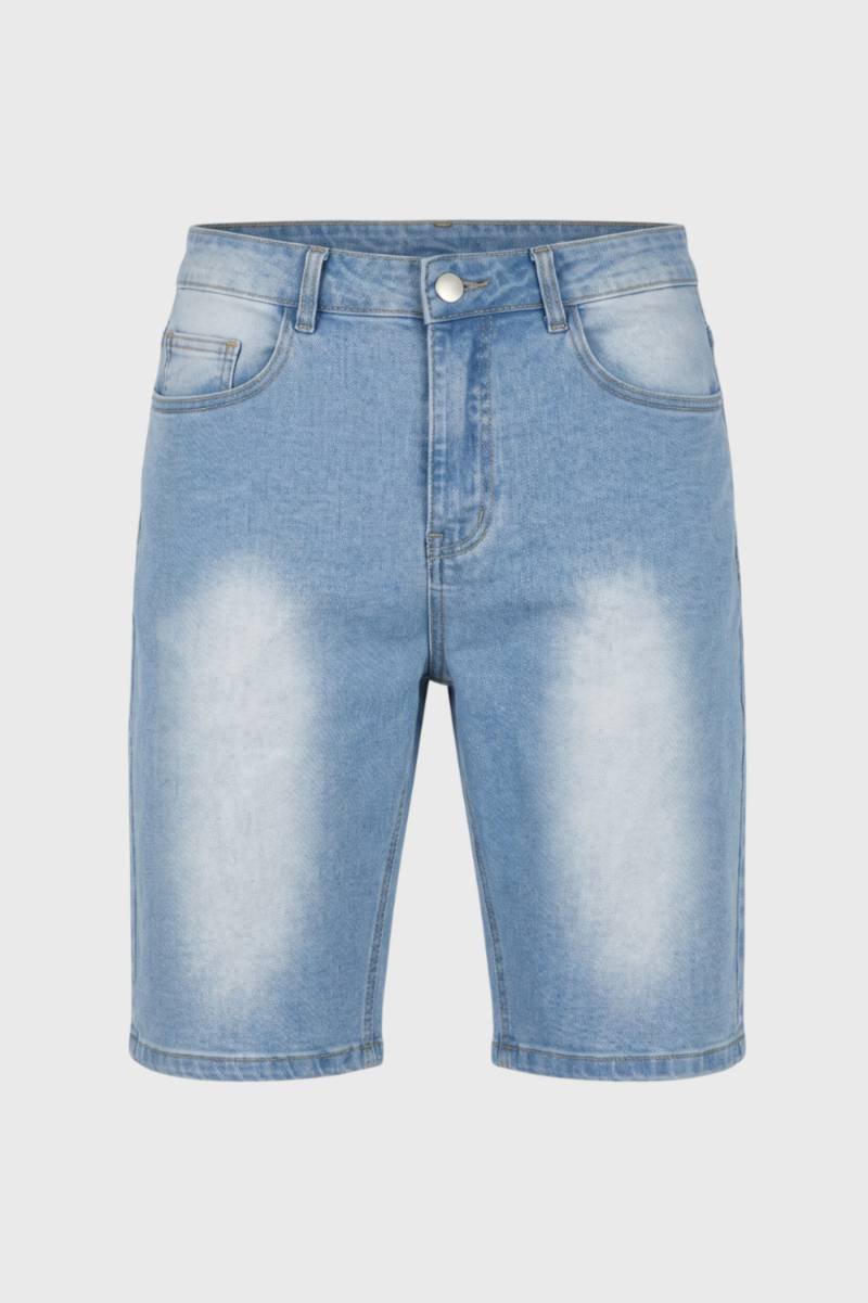 Korte Jeans Heren Lichtblauw Slim Fit Zomermodel - StudioMarella