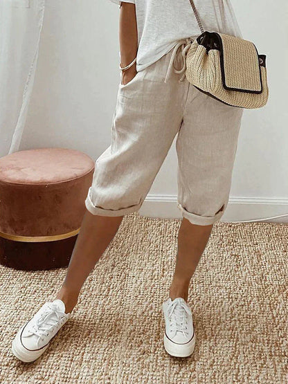 Lichtgewicht Katoenen Broek Zomerkleding Losse Fit