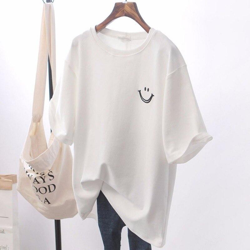 Smiley T-shirt van Katoen voor Zomer