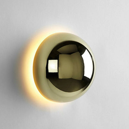 Ronde Wandlamp LED Glas IJzer Sfeerverlichting Hal Slaapkamer Woonkamer Minimalistische Wandverlichting Scandinavisch Interieur