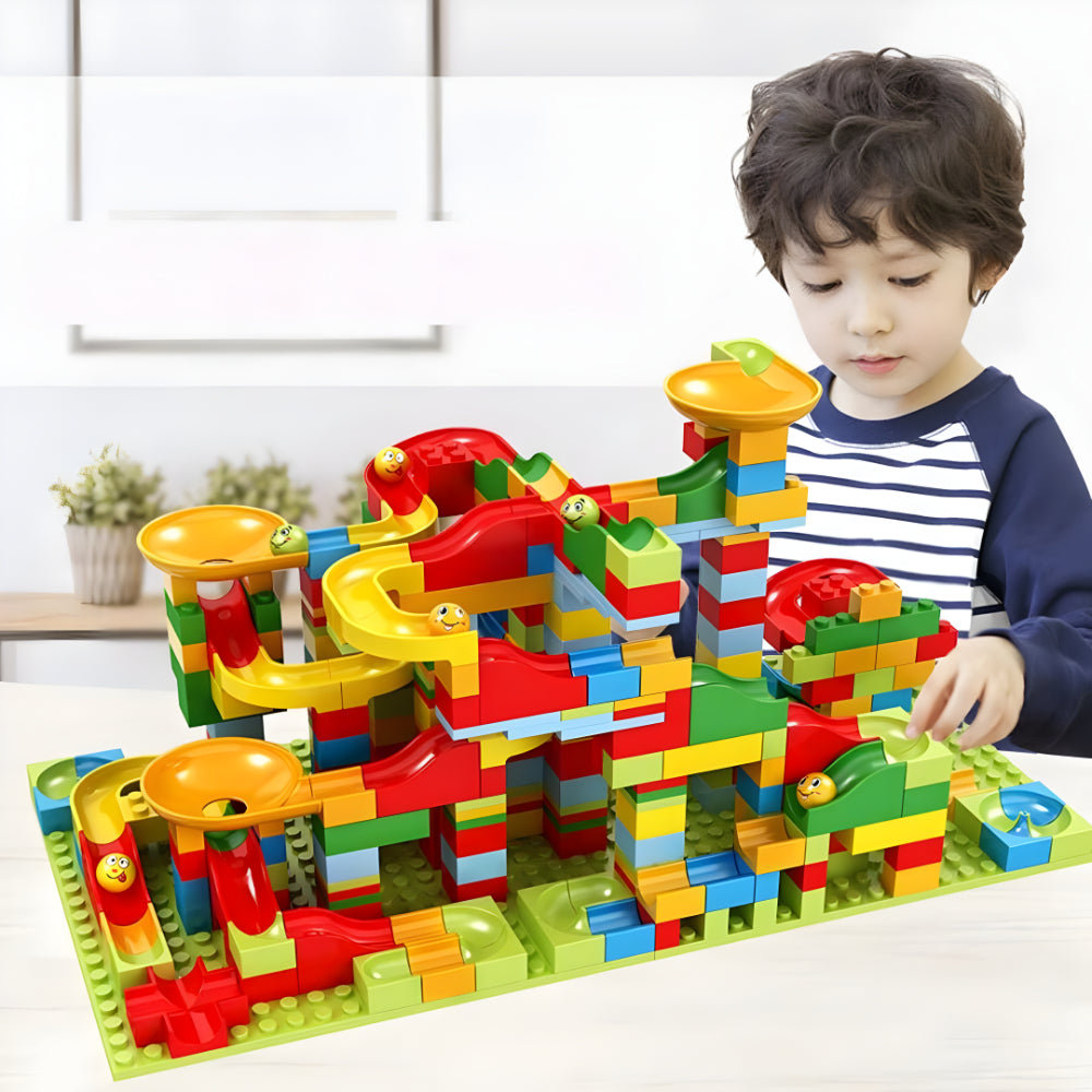 Modulaire Knikkerbaan Bouwspeelgoed Kunststof voor Kinderen Creatief Educatief Constructieset