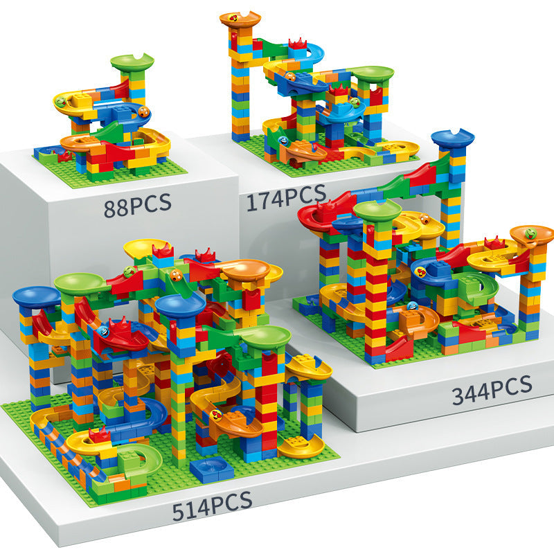 Modulaire Knikkerbaan Bouwspeelgoed Kunststof voor Kinderen Creatief Educatief Constructieset