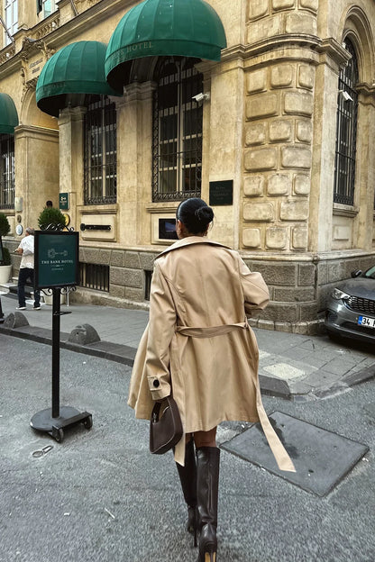 Waterdichte Trenchcoat voor Dames Elegant en Klassiek