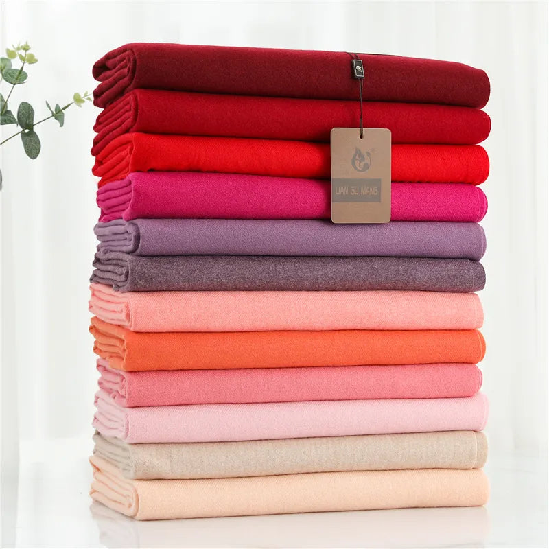 Kasjmier Sjaal voor Dames met Klassieke Franje 190×68cm | Zachte Winter Accessoire voor Warmte en Elegantie
