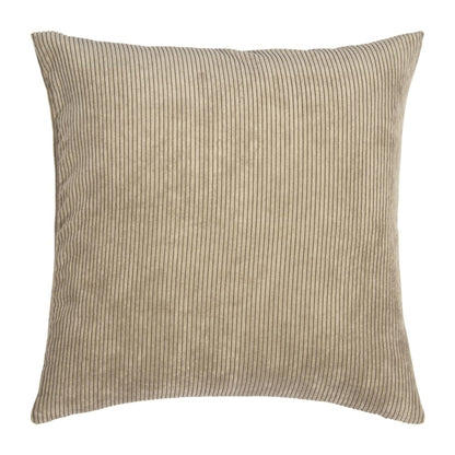 Kussenhoes met Corduroy Look - Zachte Ribfluweel Textuur - Scandinavisch Woonaccent - Vierkante Hoes voor Bank en Stoel