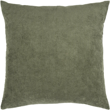 Kussenhoes met Corduroy Look - Zachte Ribfluweel Textuur - Scandinavisch Woonaccent - Vierkante Hoes voor Bank en Stoel