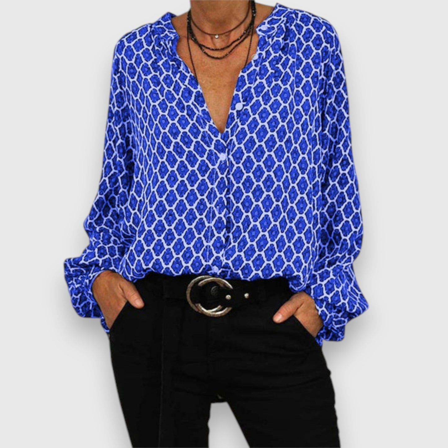 Dames Blouse Elegant Vrouwelijke Pasvorm