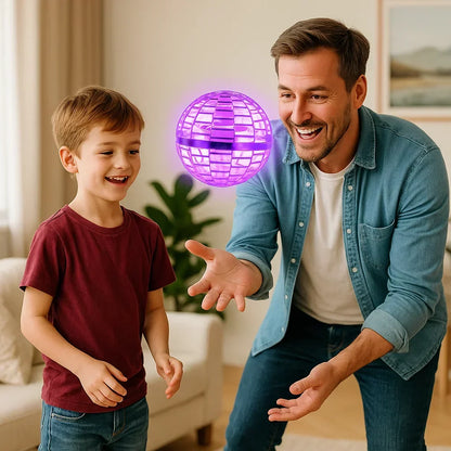 Zwevende Spelbal met LED-Verlichting – Vliegende Bal voor Binnen en Buiten