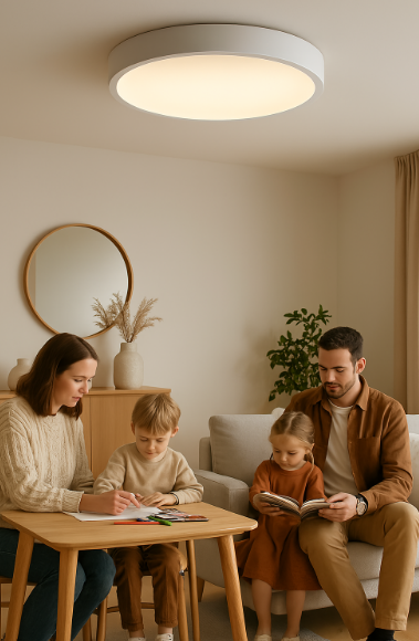Ronde LED Plafondlamp Minimalistisch Design Warm Licht Energiezuinig Woonkamer Slaapkamer Kantoor Verlichting Modern Interieur