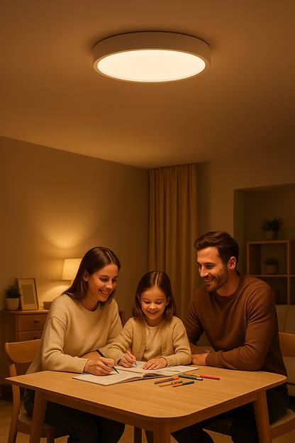 Ronde LED Plafondlamp Minimalistisch Design Warm Licht Energiezuinig Woonkamer Slaapkamer Kantoor Verlichting Modern Interieur