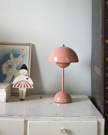 Tafellamp LED Metaal 28cm Grijs Dimbaar Bureau Nachtkast Scandinavisch Design Lamp Modern Minimalistisch