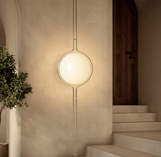 Vloerlamp Bol Plafond Tot Vloer Modern Metaal Acryl 280cm