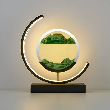 Sansoti | LED Zandlamp met Afstandsbediening & Dimbaar Licht – Rustgevende Design Tafellamp